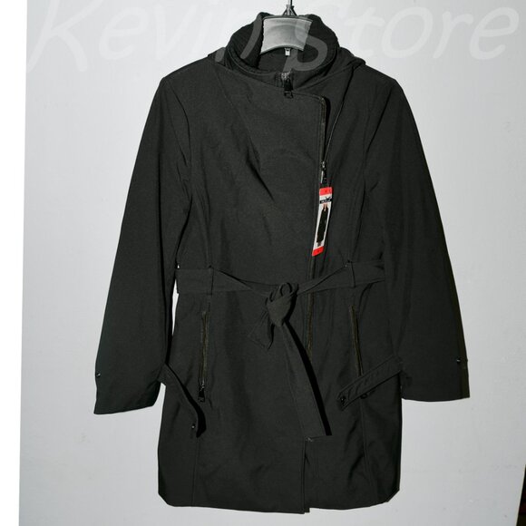 Halston Women's Belted Trench Coat - Picture 13 of 14